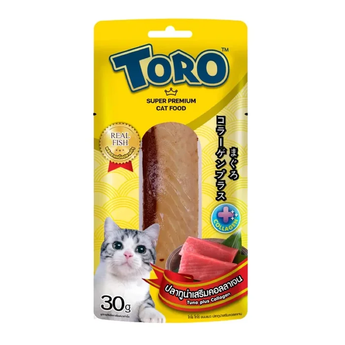 $1.50 OFF (Exp 15Mar26): Toro Super Premium Tuna Fillet Plus Collagen Cat Treat 30g