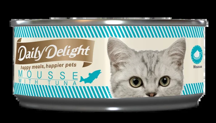 [1carton=24cans] Daily Delight Mousse with Tuna (80g)