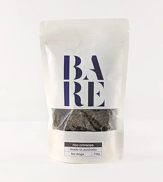 20% OFF: BARE Australian Premium Roo Crinkles Dog Treats