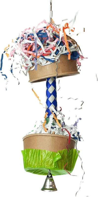 A&E Cage Happy Beaks Foraging Cupcakes Bird Toy – Small
