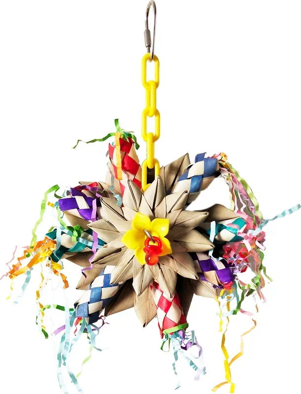 A&E Cage Happy Beaks Pinwheel Bird Toy – 7.09 X 2.5 X 5.5 In