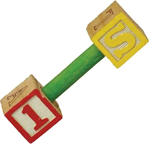 A&E Cage Happy Beaks Pumping Letters Foot Bird Toy –
