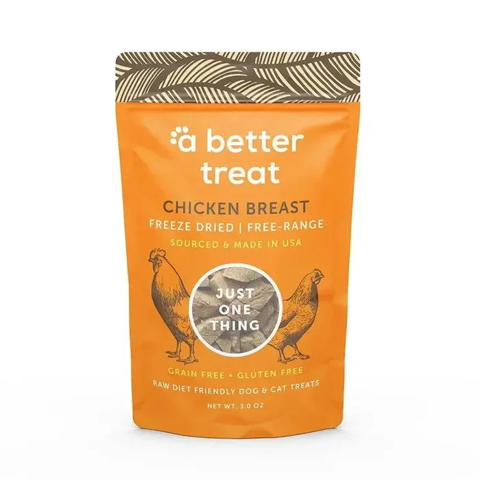 A Better Treat Just One Thing Freeze Dried Dog & Cat Treats 3 oz