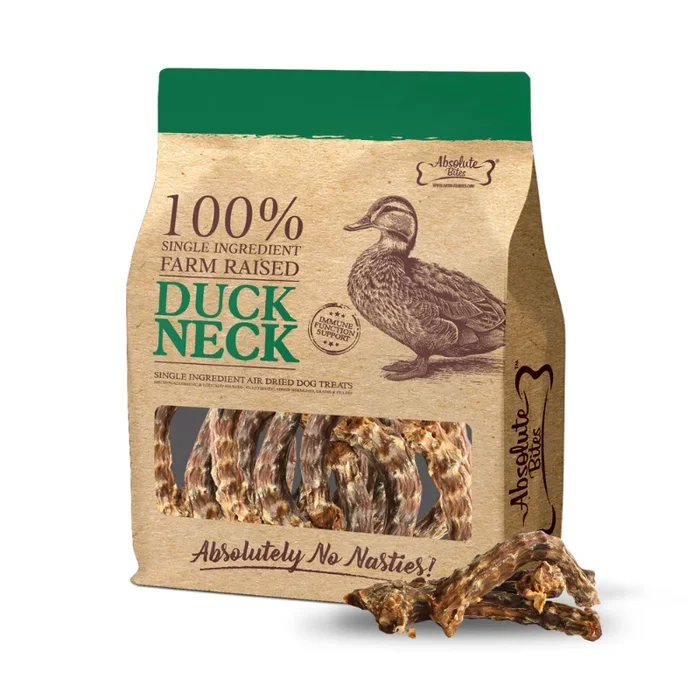 Absolute Bites Single Ingredient Air Dried Chews for Dogs – Duck Neck 300g
