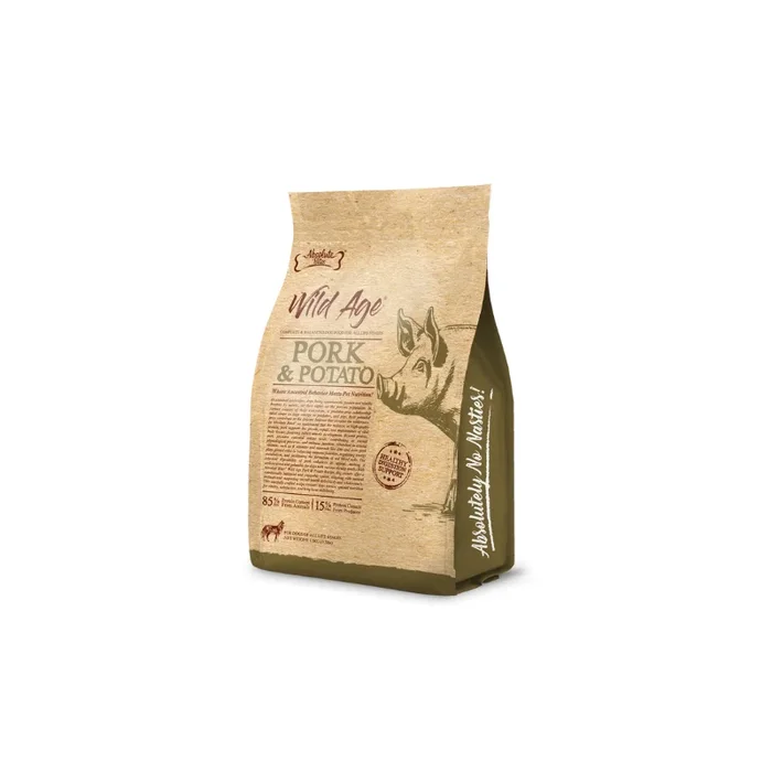 Absolute Bites Wild Age Dry Dog Food – Pork & Potato
