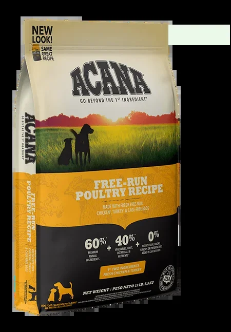 ACANA Free Run Poultry Formula Grain Free Dry Dog Food