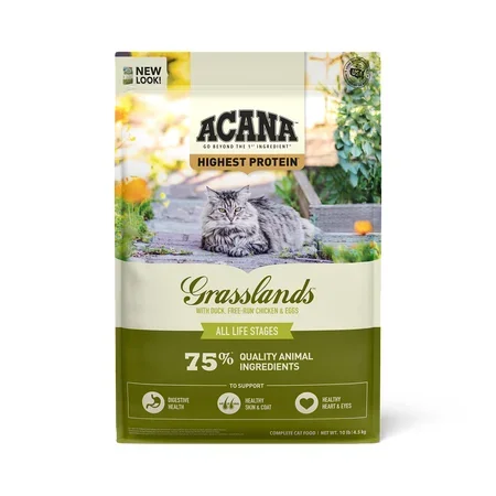 Acana 干猫粮 无谷物 最高蛋白质 草原