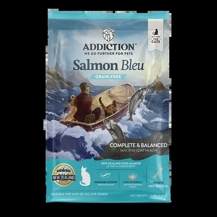 Addiction Cat Salmon Bleu 4lb