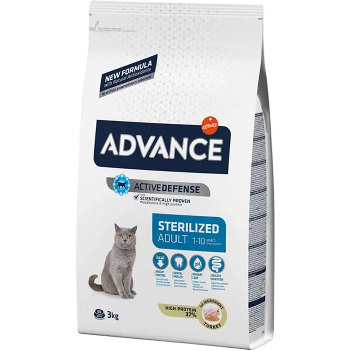 Advance Cat Active Defense Sterilized Adult 3kg