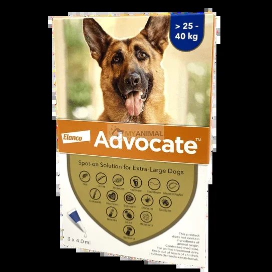 Advocate Fleas & Heartworm Prevention for Extra Large Dog (25kg and above)