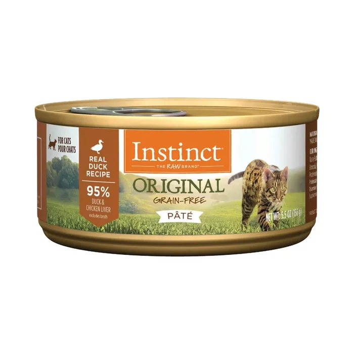 Alimento húmedo para gatos Instinct Original Pate Receta 95 % Pato Real