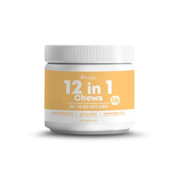 Altimate Pet 12 in 1 Multivitamin Supplement For Dogs – Over 120 Soft Chews (300g)