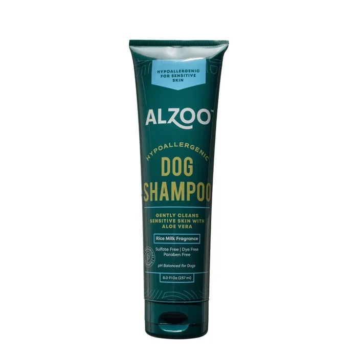 Alzoo Hypo-Allergenic 100% Plant Based Dog Shampoo – 8 Oz