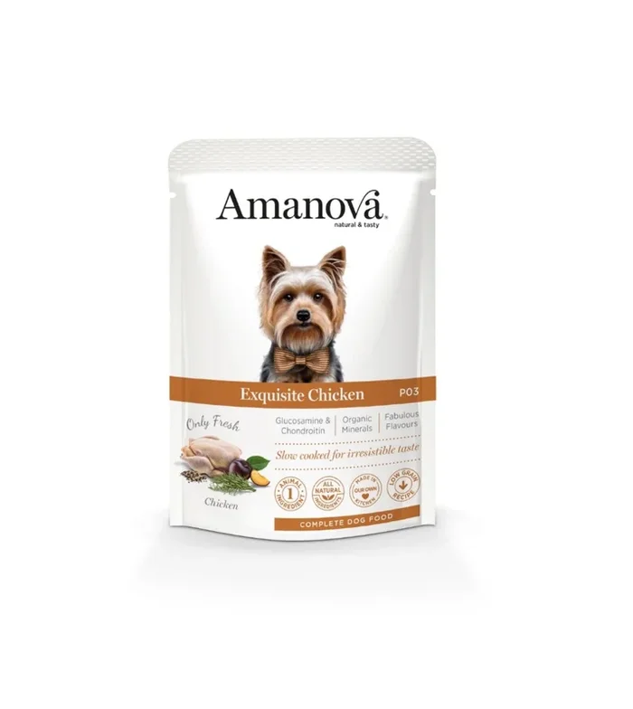 Amanova Dog Pouch Adult (Chicken) Wet Dog Food