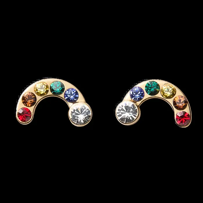 American Girl® x Stephanie Gottlieb Radiant Rainbow Stud Earrings for Girls