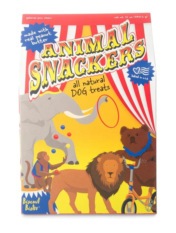 Animal Snackers, mantequilla de maní, 12 oz