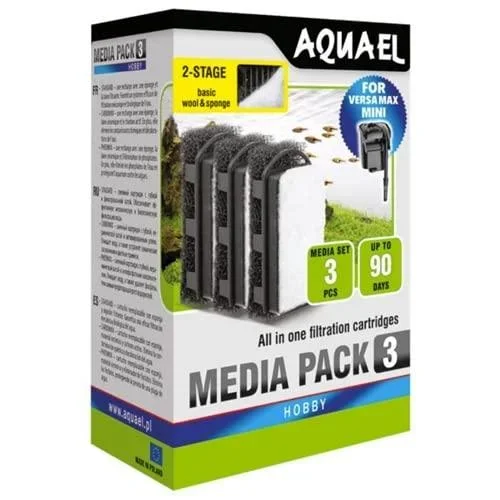 Aquael Media Pack 3 for Versamax Mini