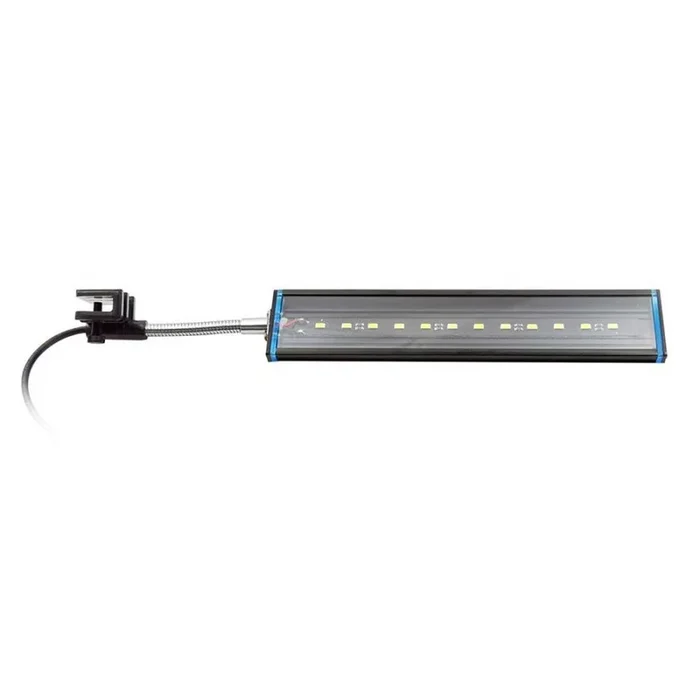 Aquatic Life, Aquatic Life Reno Clamp LED Light Fixture, Black, 6 Watts, 9 Inches