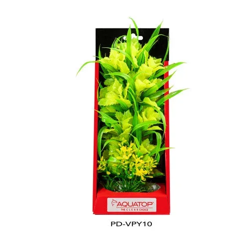 Aquatop, Aquatop Vibrant Passion Plant, Yellow, 1 Each/10 in