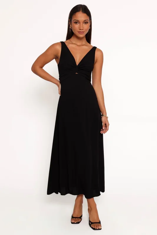 Archer Midi Dress – Black