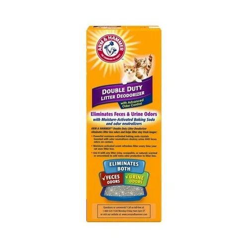 Arm & Hammer, Arm & Hammer Double Duty Cat Litter Deodorizer with Baking Soda, 30 Oz