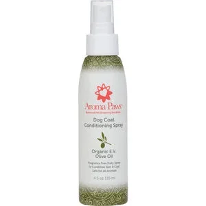 Aroma Paws Olive Oil Detangling Dog Coat Spray 4.5oz