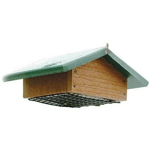 Audubon, Going Green Upside Down Suet Feeder, 2 Cake / CAP,Tan/Green