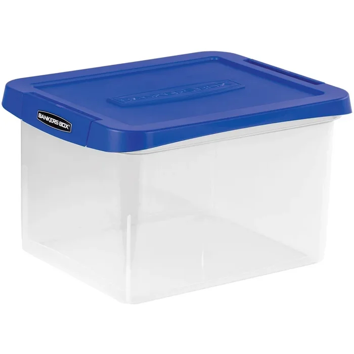 Bankers Box® Heavy Duty Ltr/Lgl Plastic File Box – FEL0086201