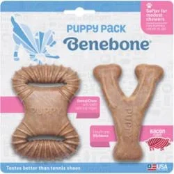 Benebone Dog Chews Wishbone and Dental Puppy – 2 Pack
