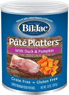 Bil-Jac Pate Duck and Pumpkin Canned Dog Food – 13 Oz – Case of 12