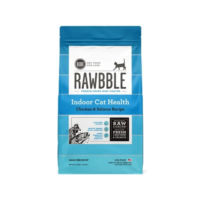 Bixbi Rawbble Salmon Recipe Dry Cat Food – 10 Lbs