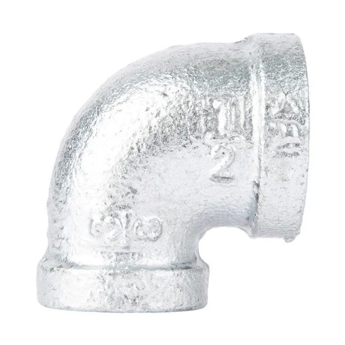 Bk Products 1/2 In. Fpt X 3/8 In. Dia. Fpt Galvanized Malleable Iron Reducing Elbow