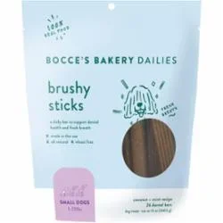 Bocce’s Bakery Dog Brushy Dental Chew Sticks – Small – 13 Oz