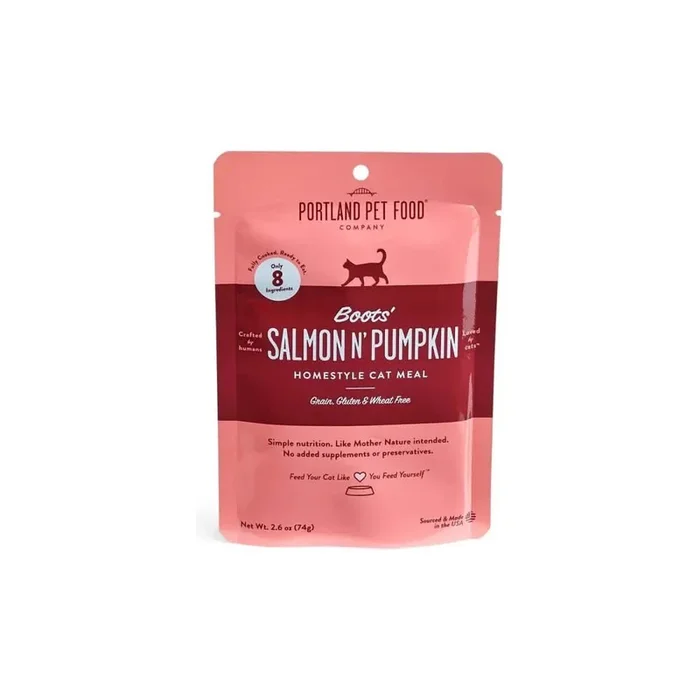 Bolsa de Comida para Gatos de Salmón y Calabaza de Portland Pet Foods