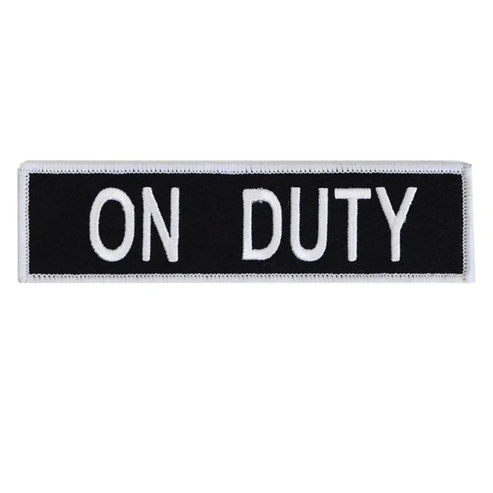 Boss Dog, Boss Dog Tactical Harness Patch, On Duty, Large