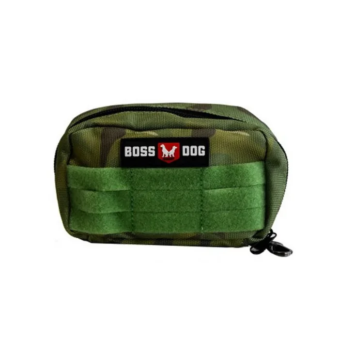 Boss Dog, Boss Dog Tactical Molle Harness Bag, Green Camo, Large