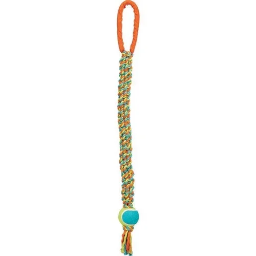 Boss Pet, Chomper Rope & Tennis Ball Tug Toy, 30 IN