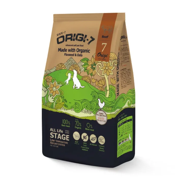 Bow Wow Origi-7 Beef Air-Dried Soft Dry Dog Food – 2kg