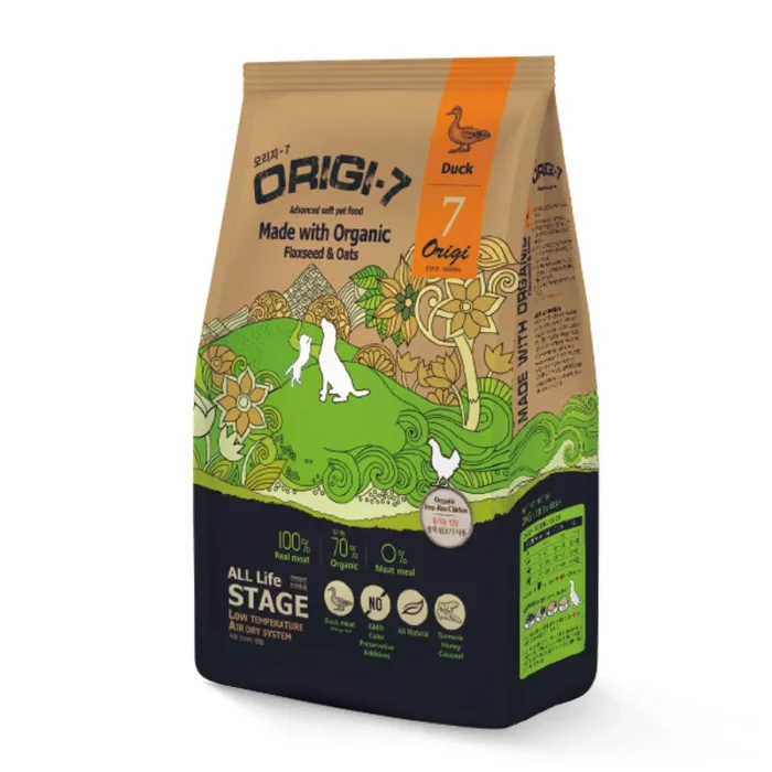 Bow Wow Origi-7 Duck Air-Dried Soft Dry Dog Food – 2kg
