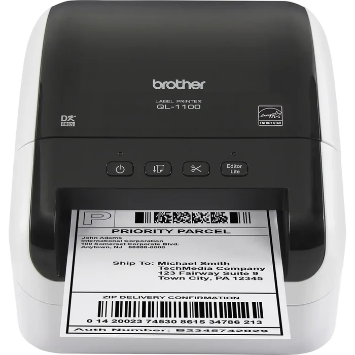 Brother QL-1100 Desktop Direct Thermal Printer – Monochrome – Label Print – USB – BRTQL1100