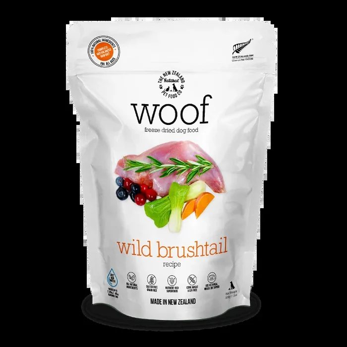 [Bundle Deal] WOOF Freeze Dried Wild Brushtail Raw Dog Food 280g