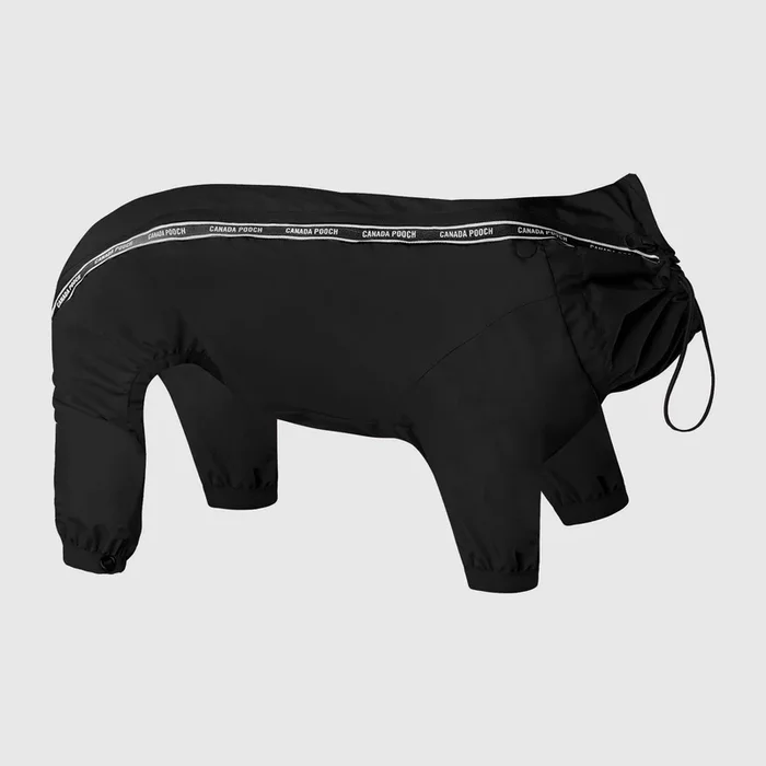 Canada Pooch – The Snow Suit- Dog Suit: Black / 16