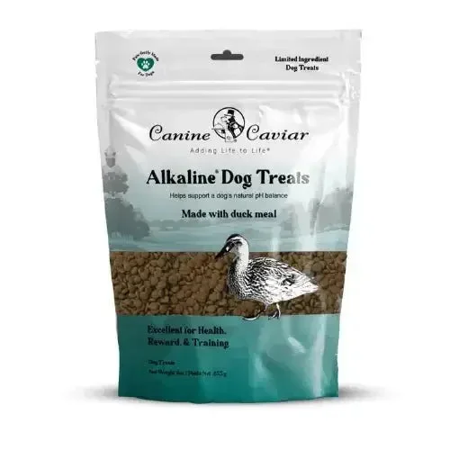 Canine Caviar Alkaline Duck Dog Treats – Premium Snacks 9 oz