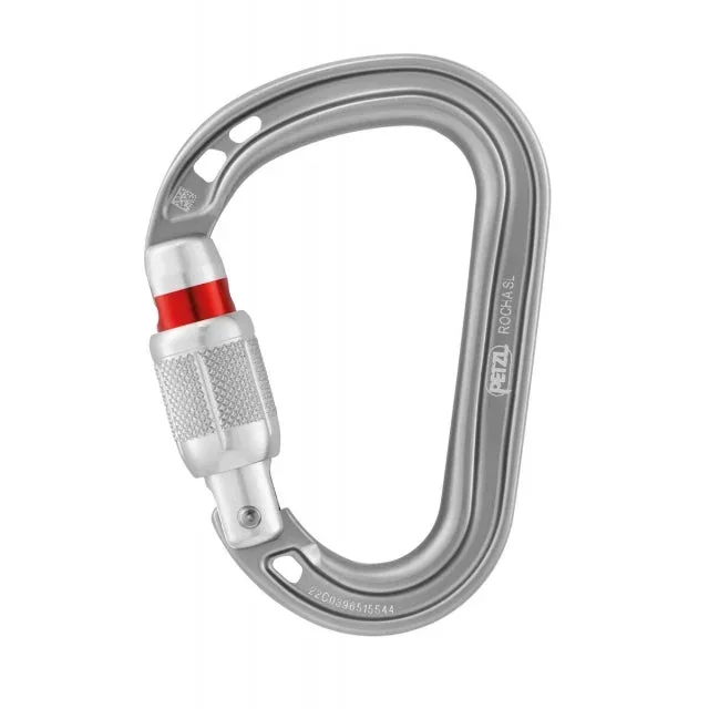 Carabiner Rochacrew-lock Gray
