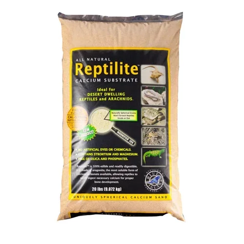 Caribsea, CaribSea All Natural Reptile Calcium Substrate, 20 Lbs, Aztec Gold / Case Of 2