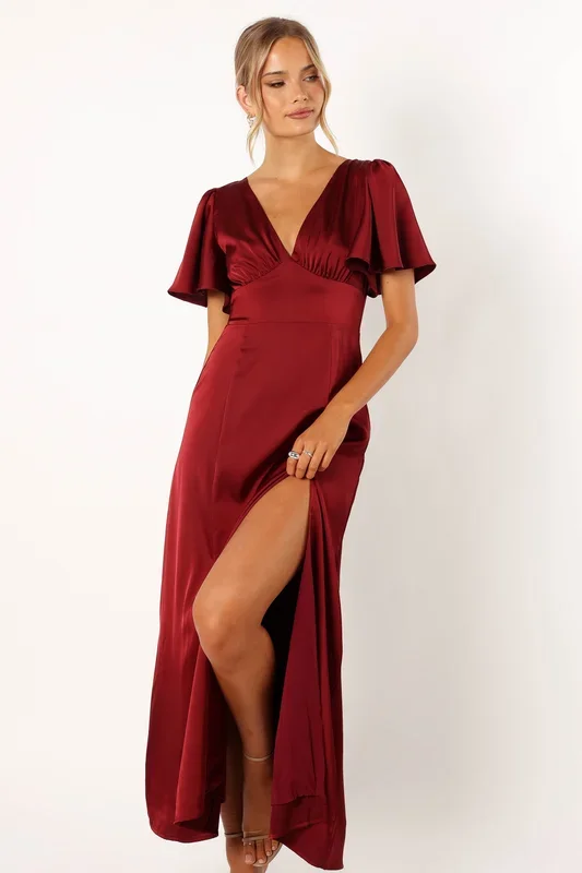 Casper Maxi Dress – Wine