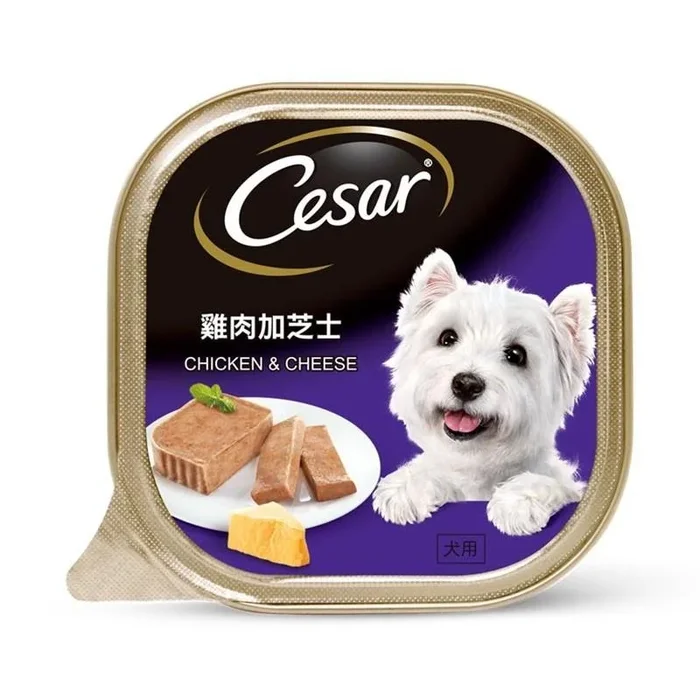 Cesar Chicken & Cheese Tray Dog Food