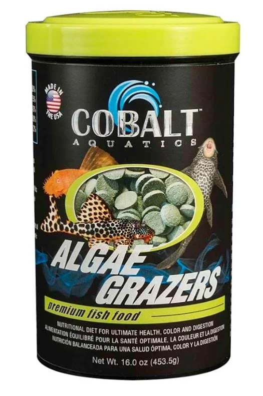 Cobalt Aquatics Grazers Algae Wafers Fish Food – 16 Oz