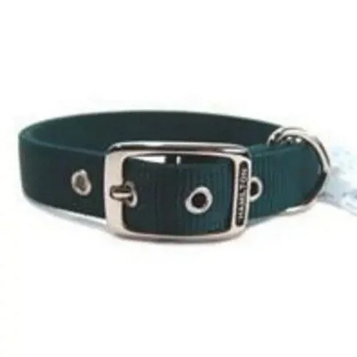 Collar Single Thick 5/8″ 16″ Dark Green 2 Count by Hamilton
