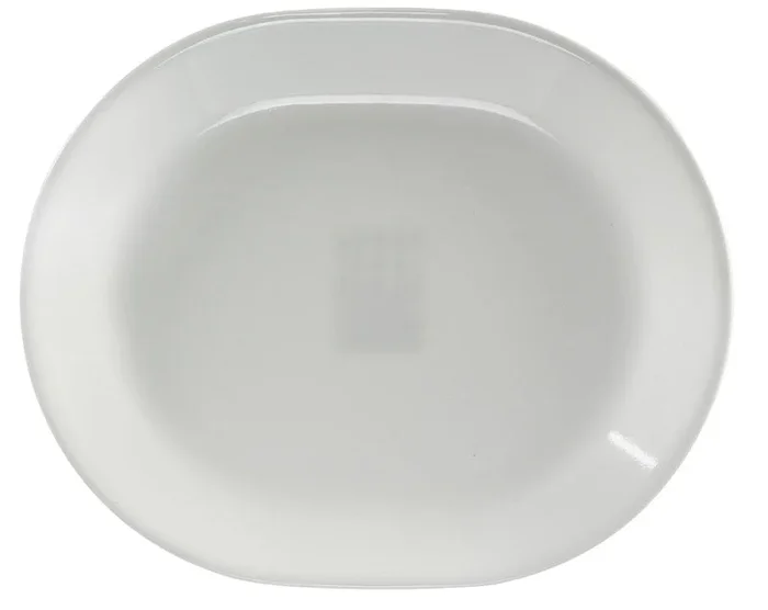 Corelle Winter Frost Glass Winter Serving Platter 12-1/2 in. D (Pack of 3)